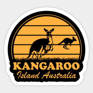 Kangaroo Island Australia, Australian Funny Gift Sticker